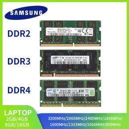 Rams Samsung Laptop Ram DDR4 DDR3 DDR2 16GB 8GB 4GB 2GB 3200 2666 2400 1866 1600 1333 1066 800 667 МГц Samsung Notebook Memoria