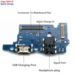 Für Samsung M22 M31S M32 M51 M52 M10 M20 M30 M30S M21 M62 M53 5G USB -Ladungsanschluss Dock -Anschluss -Lade -Hauptplatine Flex -Kabel