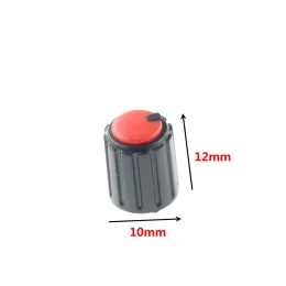 20st Dual Color Knob 10 * 12mm Liten volymjustering Hatt Blommaxel 6mm Halva Axis Potentiometer Power Amplifier Sound