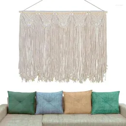 Taquestres de tapeçaria de macrame de macrame decoração de teto de parede portátil boho decoração bohemian para sala de estar