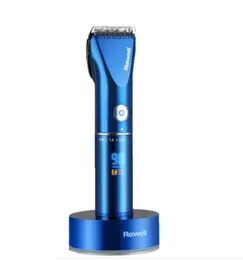 professional hair clipper rechargeable trimmer lithium battery Titanium alloy blade cutter adjustable comb Finetuning 100240V RE7007318