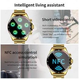 NFC Smart Watch per Porsche Men Digital Watches Bluetooth Call Smartwatch per Android Huawei Xiaomi Samsung Phone e iOS iPhone