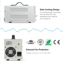 220V 30V10A Justerbar laboratorie Strömförsörjning 3-bitars Display Laddningsreparation Växling DC Strömförsörjningsspänningsregulator Reparation