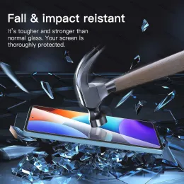Temperiertes Glas für Xiaomi Redmi 12 12c 11 11a 10a 10c 11 10 Prime Screen Protector auf Redmi12 Schutzglasfilm