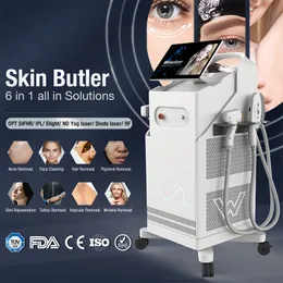 سعر المصنع الصمام الثنائي لإزالة الشعر بالليزر OPT shart ipl skin rejuvenation nd yag laser tattoo pigment for spa use