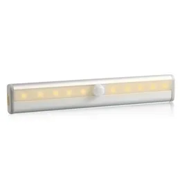 Sensor de movimento Luzes LED sob armário do armário Luz de luz noite lâmpada portátil stickon warm white luz7241123