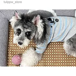 犬のアパレル犬アパレルファッション春/夏の犬衣服外国貿易ペットニットベストセータースリムフィット小さくて中サイズの犬フレンチブルドッグテディL46