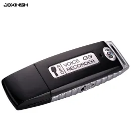 Inspelare Ny 8 GB Mini USB Audio Voice Recorder 512Kbps Bit Rate En nyckelinspelning med U Disk Free Frakt