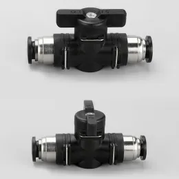 BUC 4 6 8 10 12mm Pneumatic Quick Connector Pu Slang Connector Manual Valve Steering Switch Manual Ball Ventil