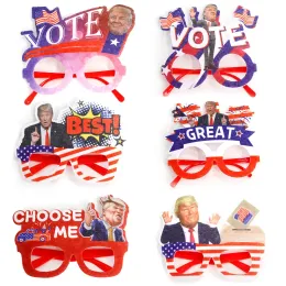 Trump Funny Glasses 2024 USA Presidentvalskampanjdekoration Trump Glasögon 0409