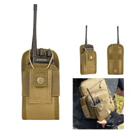 Tattico walkie talkie bouch nero black oxford mole madio portatile porta da caccia all'aperto