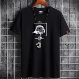 tirt for men clothing fitness white o neck anime man t-shirt for male s-6xl men thirts goth punk 240409