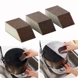 4pcs Magic Sponge gomma Carborundum Rimozione della pulizia della ruggine Discaling Strofina pulita per la spugna cucina in pentola da cucina