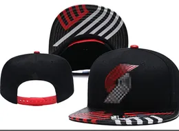 American Basketball "Blazers" Snapback Hats 32 Teams Luxury Designer Finals Champions Locker Room Casquette Sports Hat Strapback Snap Back Adjustable Cap a3