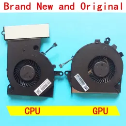 Pads Neues Laptop -CPU -Kühllüfterkühlerkühler Notizbuch für HP Omen Pro 3plus GPU RMN: TPNQ194 von 15ce 929455001 929456001