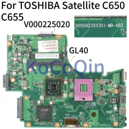 Toshiba 위성 C650 C655 코어 GL40 메인 보드 6050A2355301MBA03 V000225020 용 마더 보드 코코 칸 노트북 마더 보드