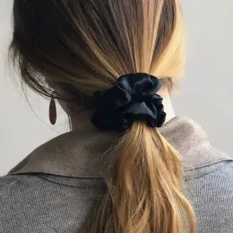 50/30/10pcs Fashion Satin Scrunchies Girls Elastic Hair Bands Pony Cotail Holder Ties Elasture Bands Accessori per le donne