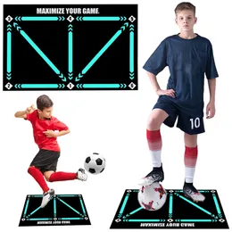 Football Training Mat Durable Non Slip Foldable Kids Adults Dribble Indoor Ourdoor Equipment 240407