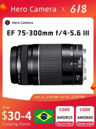 Tillbehör EF 75300mm F/45.6 III USM Zoomlins lämplig för Canon SLR -kameror 1300D 650D 600D 700D 800D 60D 70D 80D 200D