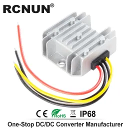 Su geçirmez 12V ila 48V 2A 96W DC-DC Boost Dönüştürücü 12V-48V DC-DC Adım Araba Güç Dönüştürücüler Düzenleyicileri CE ROHS