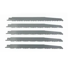 5pcs/set da 240 mm HCS Blade SAW Blade S1531L Curva di taglio Blade Hackaw per accessori per utensili per alimentazione in metallo in legno forestale Accessori