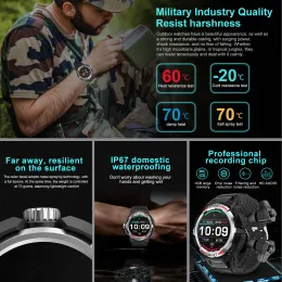 Lige 2023 uomini orologio intelligente i68 smartwatch impermeabile 400 mAh Quantità di orologi digitali elettrici Bluetooth Call Owatch da polso