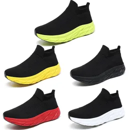 Designer running shoes woman man black white red yellow Breathable Thick sole mens trainers sports sneakers GAI