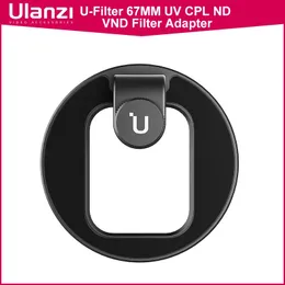 Ulanzi Ufilter 67mm UV CPL ND VND ADAPTER Universal Camera Phone Lens Ring Smartphone 240327