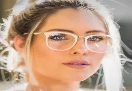 CCSPACE LODIES SQUARE نظارات إطارات النساء الساقين المعدنية مصمم العلامة التجارية بصري نظارات الأزياء النظارات 45466949077