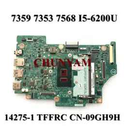 Płyta główna I56200U dla Dell Inspiron 13 7359 7353 15 7568 Laptop Motherboard 142751 Tffrc CN09GH9H 9GH9H