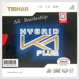 Tibhar Hybrid K1/K1 Plus Table Tennis Rubber Sticky Rucket for Paddle Teable Tennis Racketバット