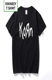 Camisetas masculinas Moda de manga curta Korn Rock Band camisetas de algodão Camisetas de rua High Street Plus Tamanho 2204234013245