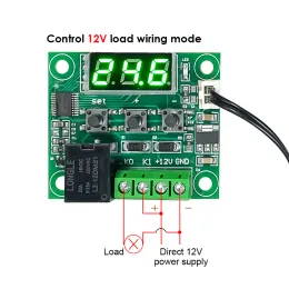 DC5V/12V/24V AC110-220V W1209 LED Digital konstant temperaturkontroll Termometer Switch Module Waterproof NTC Sensor