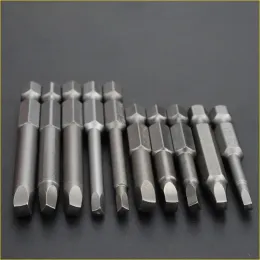 50 mm 65 mm quadratisch elektrischer Schraubendreherbits S2 Stahl 1/4 "Zoll Sechskant Shank Magnetschraubendreher Set für Bohrkit -Werkzeuge