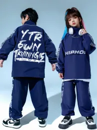DQS15778 Hip Hop Dance Costumes For Kids Loose Jacket & Hiphop