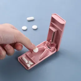 1pc mini utile utile portatile per pillola per pillola taglietta splitter pillola per pillola scatola di stoccaggio per pillola per pillola divisore