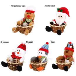 Feliz Natal Candy Storage Snowman Snowman Snowman Papai Noel