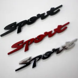 Metal 3D krom araba gövdesi otomatik gövde yarışı Spor Sözcüsü Sticker Su Kanıtı Logo Amblem Rozeti Çıkartma Çıkartma Araç Aksesuarları