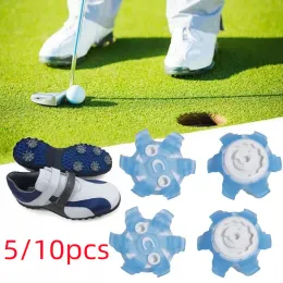 5/10pcs Golfschuhe weiche spitze Nägel langlebige Nicht-Schlupfschuhe Schnelle Twist Spiralschuhe speicherte Accessoires Golfbedarf