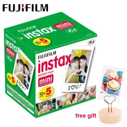 Accessories 50 sheets Fujifilm Instax Mini Film White Edge Photo Paper For Mini LiPlay 11 9 8 40 70 90 LINK Instant Camera with Photo Clip