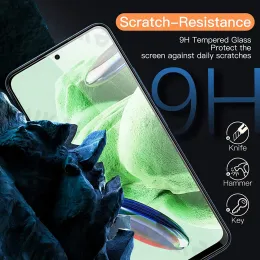 3 Xiaomi Note 12 11 10 Pro Xiaomi 13 Poco X5 Pro X4 M5 12T 12 Pro HD Clear Full Screen Tempered Glass