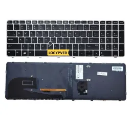 Teclados teclados dos EUA para HP Elitebook 850 G3 850 G4 755 G3 755 G4 ZBook 15U G3 Ponto de laptop inglês Lit