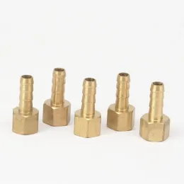 (2) M10 M12 M14 M16 METRIK KVINNA -FIT TUBLE TADE I.D 4/6/8/10/12mm Hex Brass Fiting Adapter Connector