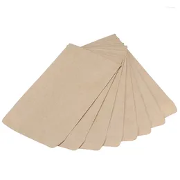 Aufbewahrungstaschen 100pcs 10x6cm Beutel gemischter Stil und Farbpapier Kraft Basteln DIY Dekoration Verpackung Süßes Gast Geschenktüte Hochzeit Geburtstag