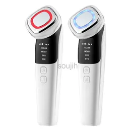 Ansikte Massager 4 i 1 EMS Micro Current Lifting Device Vibration LED FACE Hud Rejuvenation Wrinkle Remover Anti-Aging Facial Beauty Device 240409
