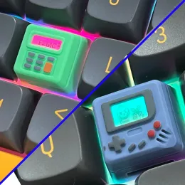 الملحقات مخصصة keycap mac fc retro لعبة المفاتيح لوحة المفاتيح للميكانيكية اللطيفة.