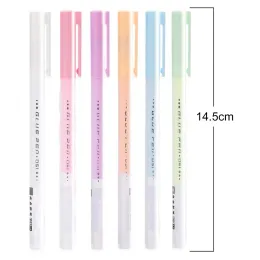 6 pezzi di colla adeguato penna rapida curiosità guscio di plastica che distribuisce penna portatile a secco a secco rapido per la scuola