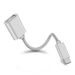 Typ-C Micro USB OTG Adapter Kabel USB Kvinna till typ C Manlig kabeladapterkonverterare USB-C-kabel för Xiaomi 4 Letv Huawei