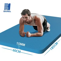 Tappetino da yoga di spessore da 10 mm/15 mm Anti-Skid Sports Fitness Mat Schiam Yoga Matt per Eancyoga e Pilates Gymnastics Mat 240325