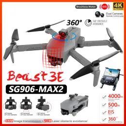 Droni Nuovi SG906 MAX2/SG906 MAX DRONE 4K 4K Professional HD Telecart Laser Evitamento dell'ostacolo 3AXIS GIMBAL 5G WiFi DRON FPV RC Quadcopter